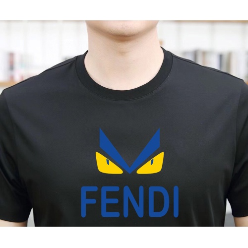 Replica Fendi T-Shirts Short Sleeved For Unisex #1089425 $25.00 USD for Wholesale