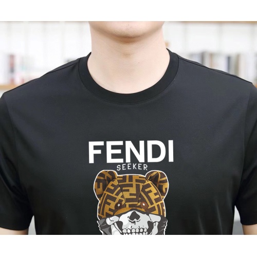 Replica Fendi T-Shirts Short Sleeved For Unisex #1089569 $25.00 USD for Wholesale
