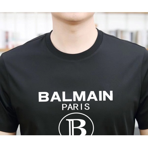 Replica Balmain T-Shirts Short Sleeved For Unisex #1089651 $25.00 USD for Wholesale