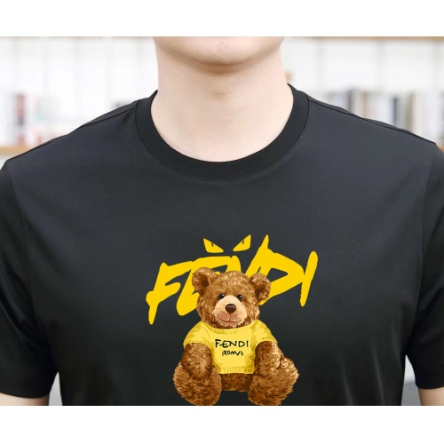 Replica Fendi T-Shirts Short Sleeved For Unisex #1089655 $25.00 USD for Wholesale