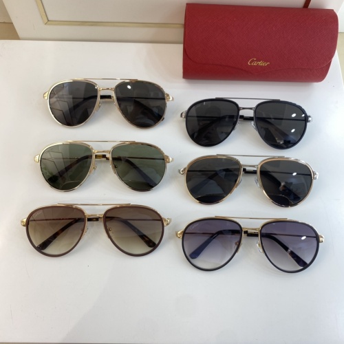 Replica Cartier AAA Quality Sunglassess #1089856 $68.00 USD for Wholesale