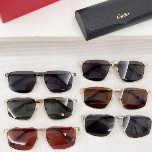 Replica Cartier AAA Quality Sunglassess #1089874 $60.00 USD for Wholesale