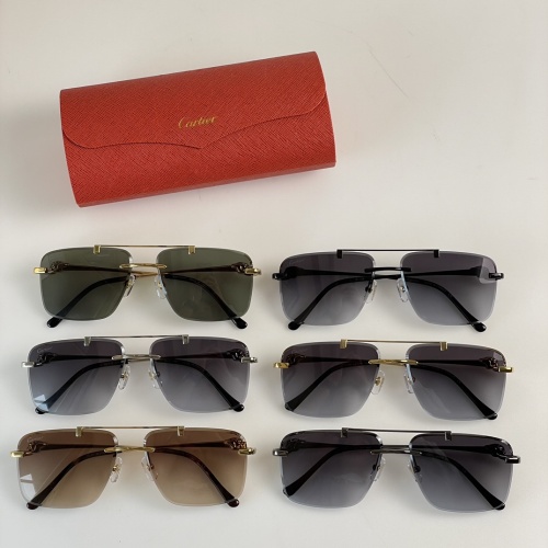 Replica Cartier AAA Quality Sunglassess #1089890 $60.00 USD for Wholesale