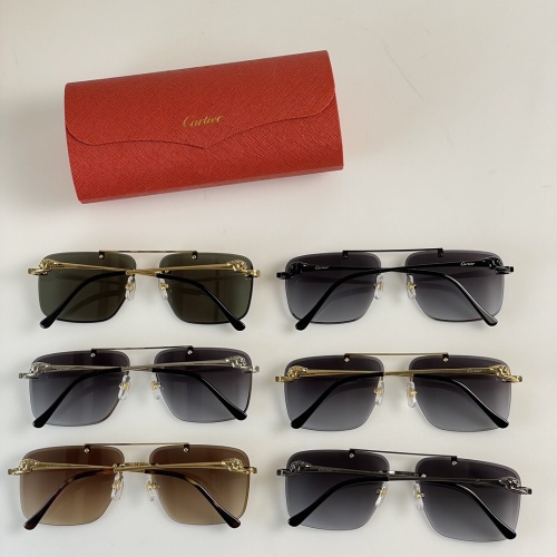 Replica Cartier AAA Quality Sunglassess #1089890 $60.00 USD for Wholesale