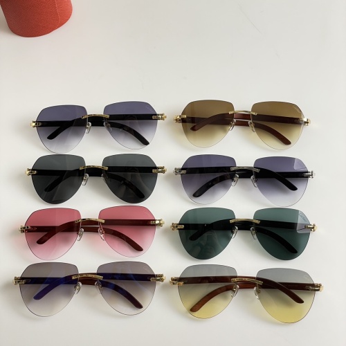 Replica Cartier AAA Quality Sunglassess #1089926 $56.00 USD for Wholesale