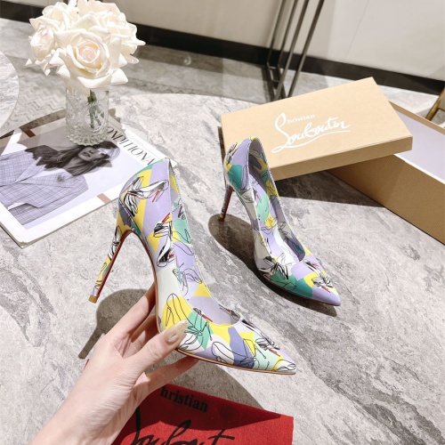 Replica Christian Louboutin High-heeled shoes For Women #1090148 $98.00 USD for Wholesale