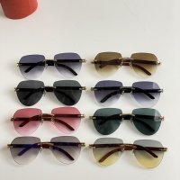 $56.00 USD Cartier AAA Quality Sunglassess #1089926
