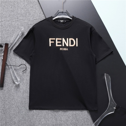 Fendi T-Shirts Short Sleeved For Men #1090263 $25.00 USD, Wholesale Replica Fendi T-Shirts