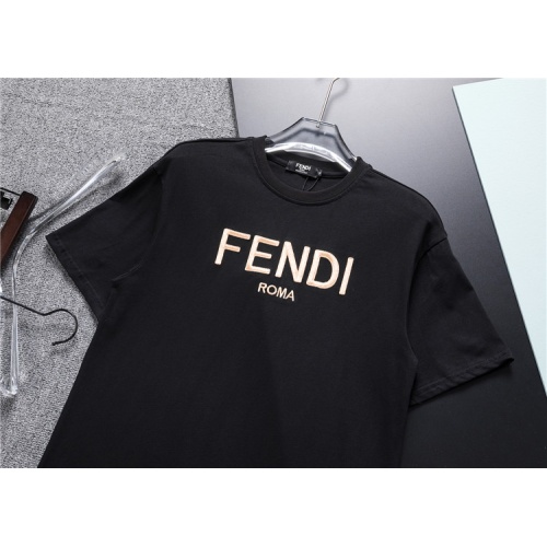 Replica Fendi T-Shirts Short Sleeved For Men #1090263 $25.00 USD for Wholesale
