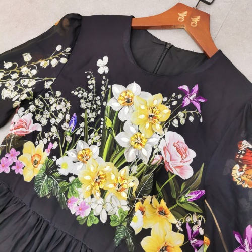 Replica Dolce & Gabbana Dresses Long Sleeved For Women #1090352 $125.00 USD for Wholesale