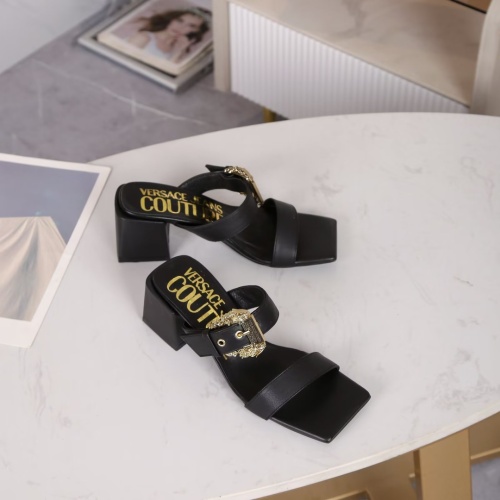 Replica Versace Slippers For Women #1090496 $82.00 USD for Wholesale