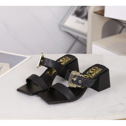 Replica Versace Slippers For Women #1090496 $82.00 USD for Wholesale
