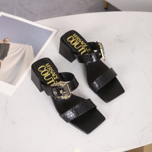 Replica Versace Slippers For Women #1090497 $82.00 USD for Wholesale