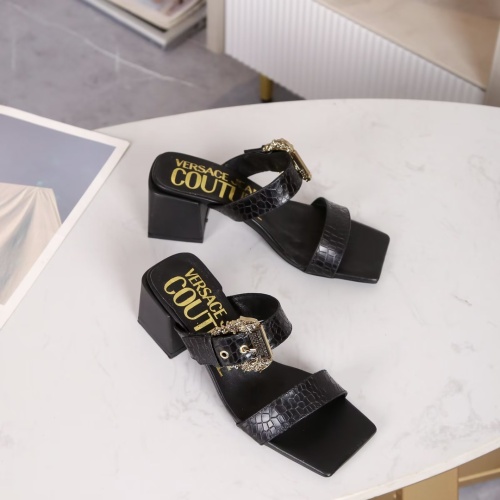 Replica Versace Slippers For Women #1090497 $82.00 USD for Wholesale
