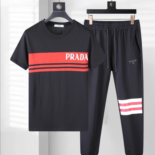 Prada Tracksuits Short Sleeved For Men #1090561