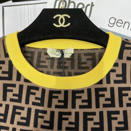 Replica Fendi T-Shirts Short Sleeved For Women #1090603 $88.00 USD for Wholesale
