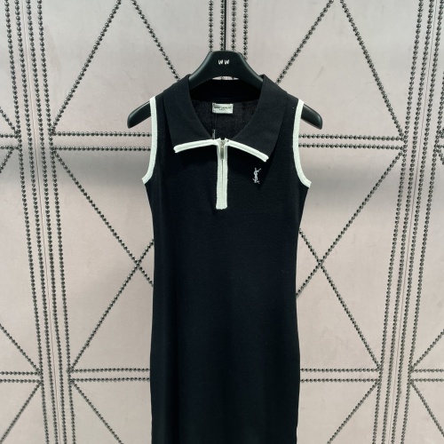 Yves Saint Laurent Dresses Sleeveless For Women #1090710 $82.00 USD, Wholesale Replica Yves Saint Laurent Dresses