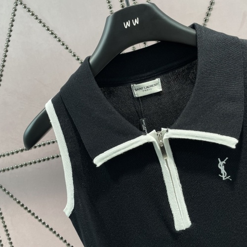 Replica Yves Saint Laurent Dresses Sleeveless For Women #1090710 $82.00 USD for Wholesale