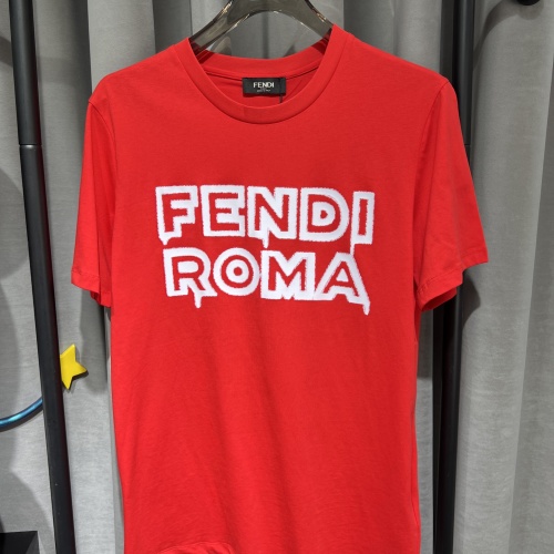 Fendi T-Shirts Short Sleeved For Men #1090773 $36.00 USD, Wholesale Replica Fendi T-Shirts