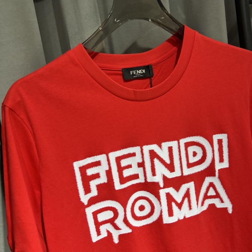 Replica Fendi T-Shirts Short Sleeved For Men #1090773 $36.00 USD for Wholesale