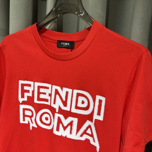 Replica Fendi T-Shirts Short Sleeved For Men #1090773 $36.00 USD for Wholesale