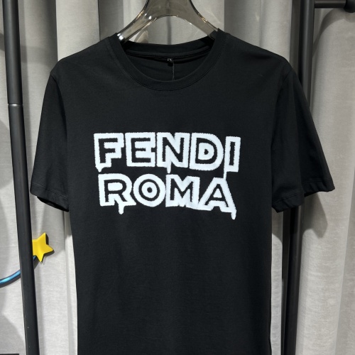 Fendi T-Shirts Short Sleeved For Men #1090774 $36.00 USD, Wholesale Replica Fendi T-Shirts