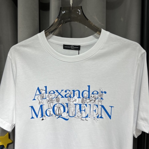 Replica Alexander McQueen T-shirts Short Sleeved For Men #1090855 $36.00 USD for Wholesale