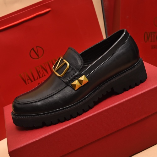 Replica Valentino Leather Shoes For Men #1091113 $100.00 USD for Wholesale
