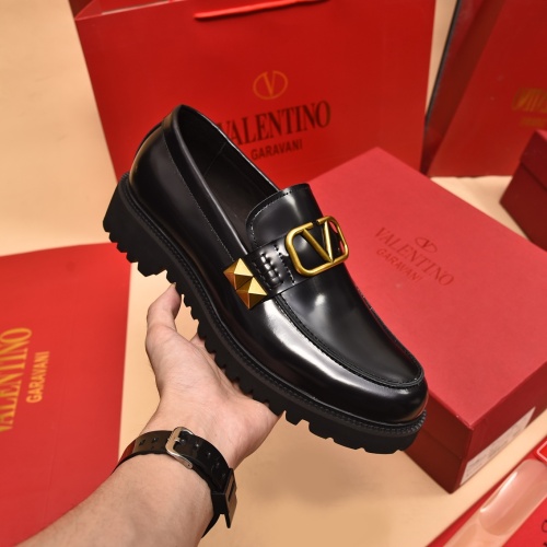 Replica Valentino Leather Shoes For Men #1091114 $100.00 USD for Wholesale