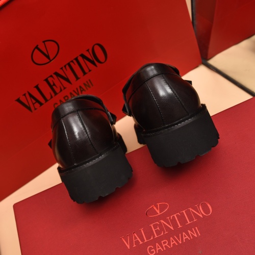 Replica Valentino Leather Shoes For Men #1091116 $100.00 USD for Wholesale