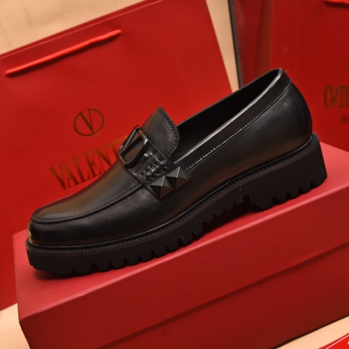 Replica Valentino Leather Shoes For Men #1091117 $100.00 USD for Wholesale
