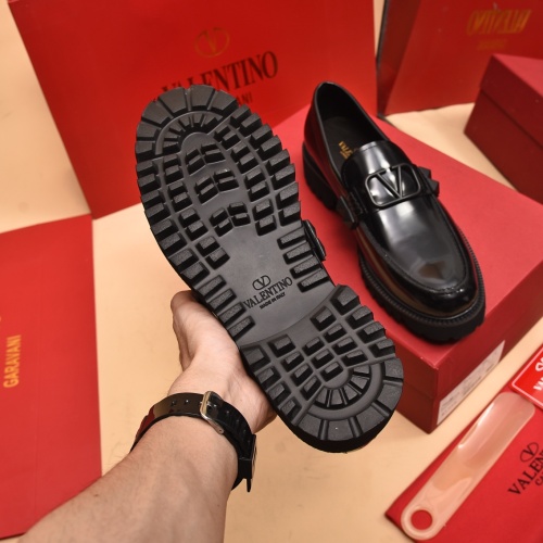 Replica Valentino Leather Shoes For Men #1091118 $100.00 USD for Wholesale
