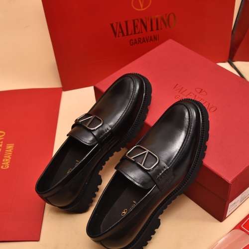 Replica Valentino Leather Shoes For Men #1091134 $100.00 USD for Wholesale