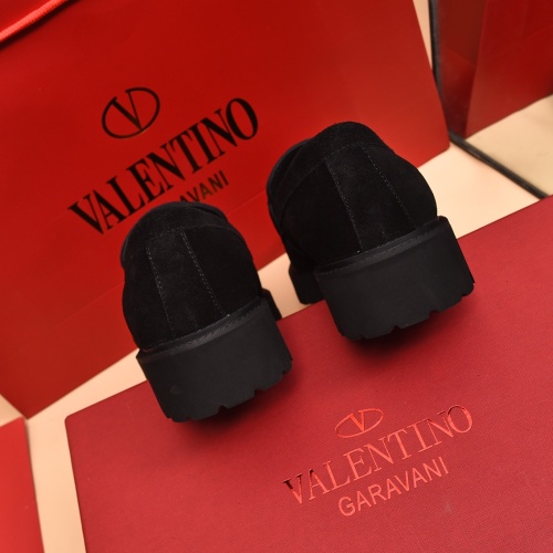Replica Valentino Leather Shoes For Men #1091144 $100.00 USD for Wholesale