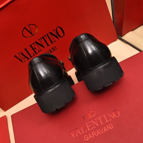 Replica Valentino Leather Shoes For Men #1091153 $100.00 USD for Wholesale