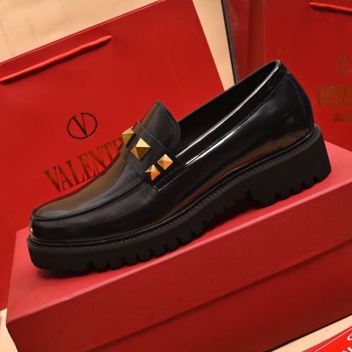 Replica Valentino Leather Shoes For Men #1091154 $100.00 USD for Wholesale