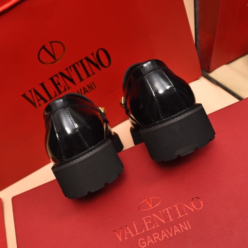 Replica Valentino Leather Shoes For Men #1091154 $100.00 USD for Wholesale