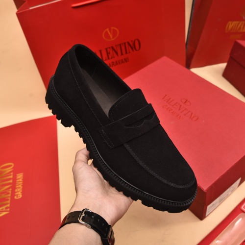 Replica Valentino Leather Shoes For Men #1091156 $100.00 USD for Wholesale