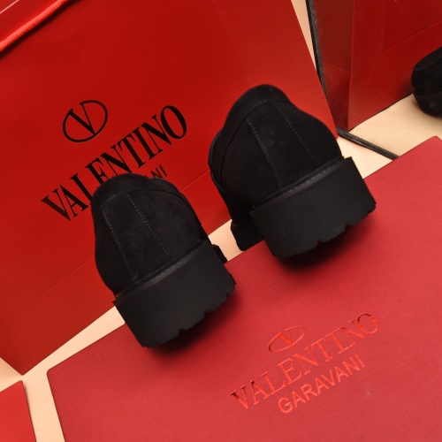 Replica Valentino Leather Shoes For Men #1091156 $100.00 USD for Wholesale