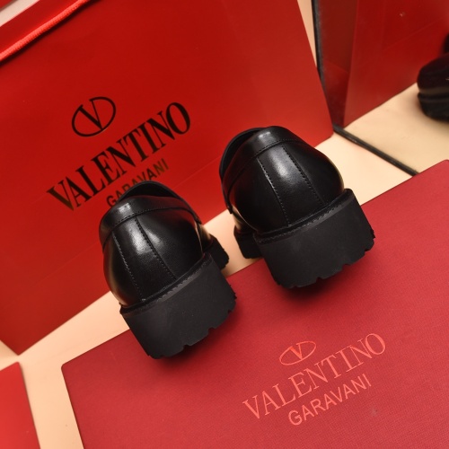 Replica Valentino Leather Shoes For Men #1091158 $100.00 USD for Wholesale