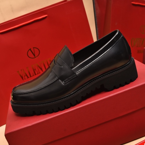 Replica Valentino Leather Shoes For Men #1091159 $100.00 USD for Wholesale