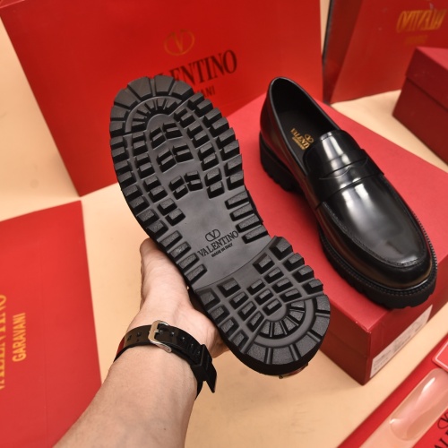 Replica Valentino Leather Shoes For Men #1091159 $100.00 USD for Wholesale