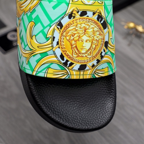 Replica Versace Slippers For Men #1091175 $42.00 USD for Wholesale