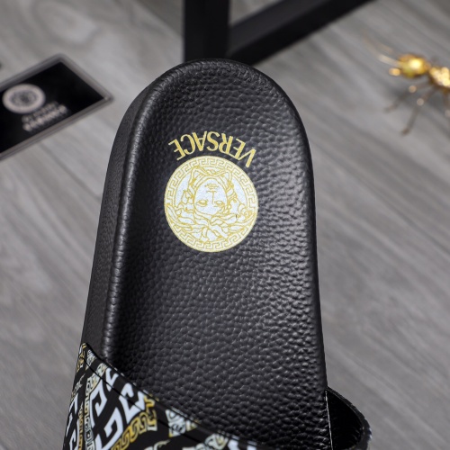 Replica Versace Slippers For Men #1091176 $42.00 USD for Wholesale