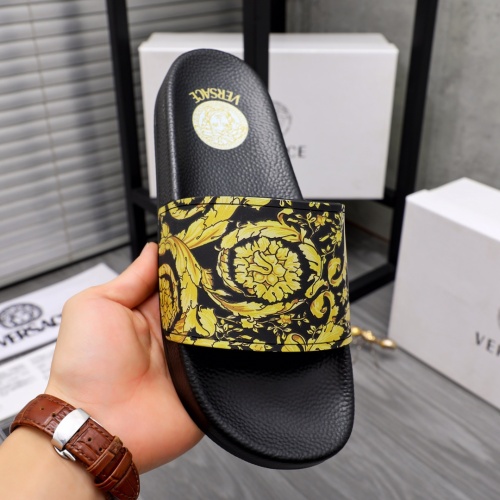 Replica Versace Slippers For Men #1091191 $42.00 USD for Wholesale