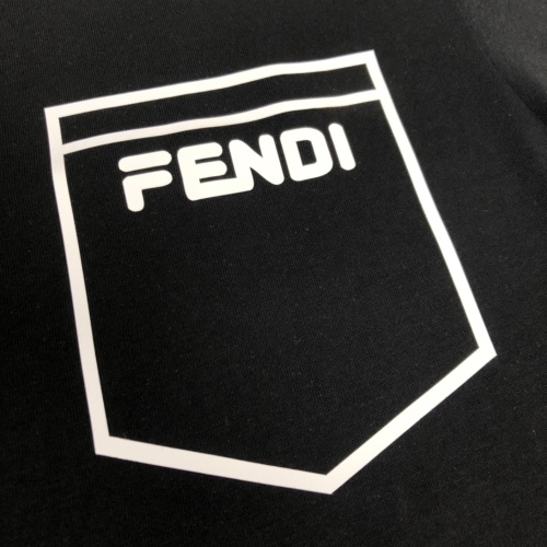 Replica Fendi T-Shirts Short Sleeved For Unisex #1091221 $42.00 USD for Wholesale