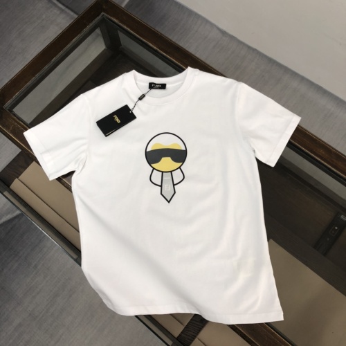 Fendi T-Shirts Short Sleeved For Unisex #1091223 $42.00 USD, Wholesale Replica Fendi T-Shirts