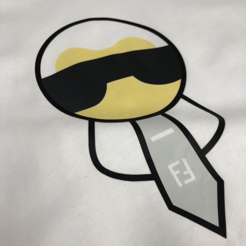Replica Fendi T-Shirts Short Sleeved For Unisex #1091223 $42.00 USD for Wholesale