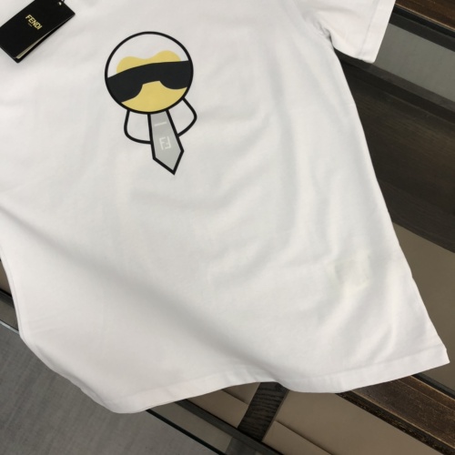 Replica Fendi T-Shirts Short Sleeved For Unisex #1091223 $42.00 USD for Wholesale
