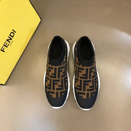 Replica Fendi Casual Shoes For Men #1091227 $72.00 USD for Wholesale